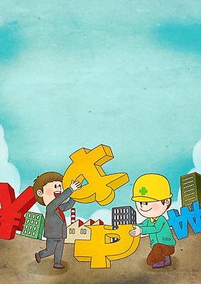 전신 PSD 남자 일러스트 공장 하늘 협력 노동자 직장 들기 정장 성인 두명 건물 달러 원화 화폐기호 퍼즐 엔 화합 노사화합 노사관계 국내일러스트 직업 건축물 기호 옷 돈 회사 비즈니스 공업 모션 사람 화폐 파일형식