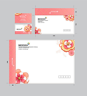 템플릿 꽃 분홍색 명함 명함템플릿 서류봉투 편지봉투 사람없음 세트 페이퍼아트 패키지 봉투템플릿 우편봉투 비즈디자인 봉투디자인 이미지템플릿 AI파일 식물 컬러 봉투 편지 우편물 파일형식 벡터