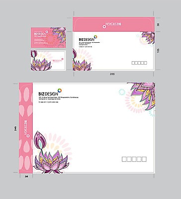 템플릿 꽃 명함 명함템플릿 서류봉투 편지봉투 연꽃 사람없음 세트 패키지 기하학 봉투템플릿 우편봉투 비즈디자인 젠탱글 봉투디자인 이미지템플릿 AI파일 식물 무늬 봉투 편지 우편물 파일형식 벡터