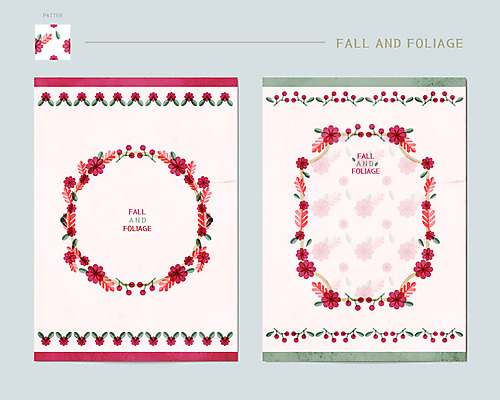 열매 꽃 백그라운드 잎 일러스트 프레임 사람없음 가을 편지지 프레임일러스트 가을배경 국내일러스트 AI파일 식물 계절 편지 파일형식 벡터 가을_계절