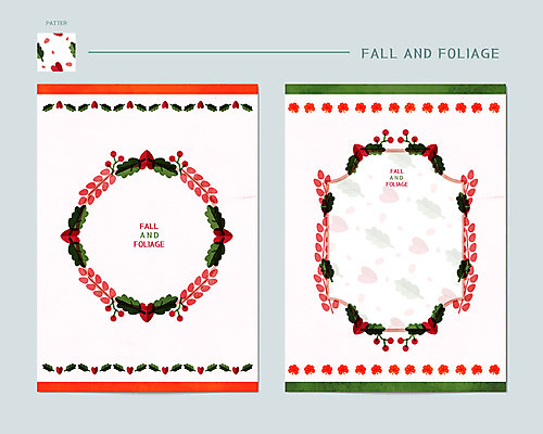 열매 백그라운드 잎 일러스트 프레임 사람없음 가을 편지지 프레임일러스트 가을배경 국내일러스트 AI파일 식물 계절 편지 파일형식 벡터 가을_계절