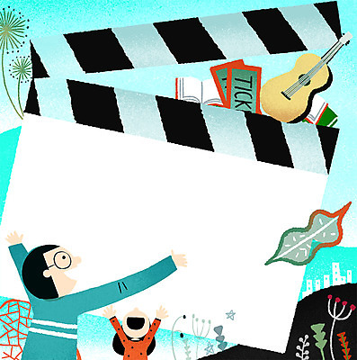 PSD 식물 여자 남자 문화 일러스트 나뭇잎 프레임 상반신 성인 두명 건물 책 기타 티켓 클래퍼보드 프레임일러스트 문화의날 국내일러스트 건축물 잎 현악기 사람 파일형식 법정기념일