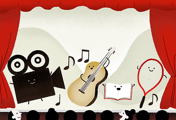 PSD 여자 남자 문화 음악 음표 일러스트 사람모양 여러명 상반신 성인 책 운동 공연 무대 기타 테니스라켓 영화 영사기 연극 문화의날 국내일러스트 모양 기호 다수 현악기 문화예술 건강 사람 이벤트 테니스 라켓 파일형식 법정기념일