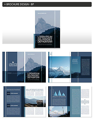 템플릿 해외풍경 ZIP 여행 산 팜플렛 사람없음 에베레스트 인디자인 INDD 이미지템플릿 해외 풍경 파일형식