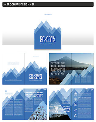 나무 템플릿 ZIP 여행 산 풍경 팜플렛 사람없음 이국적 인디자인 INDD 이미지템플릿 식물 파일형식