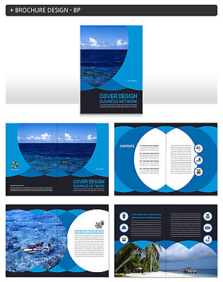 외국인 템플릿 여자 남자 ZIP 바다 팜플렛 성인 해변 두명 파란색 스노클링 인디자인 INDD 이미지템플릿 컬러 사람 인종 수상스포츠 파일형식