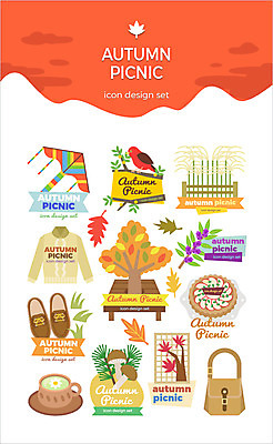 나무 아이콘 옷 열매 신발 벤치 가방 조류 갈대 사람없음 세트 소풍 버섯 가을 전통차 연 애플파이 2D아이콘 AI파일 식물 동물 잡화 계절 의자 차_음료 야외활동 놀이용품 파이_빵 파일형식 벡터
