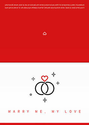 템플릿 기념일 결혼 프로포즈 카드템플릿 사람없음 하트 반지 청첩장 초대장 축하카드 이미지템플릿 AI파일 모양 장신구 카드_감사 이벤트 파일형식 벡터