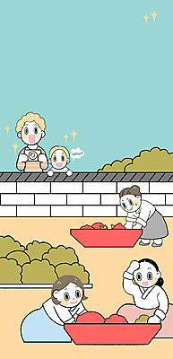 전신 PSD 외국인 여자 남자 일러스트 한옥 프레임 여러명 상반신 성인 여행객 카메라 가을 구경 김장 프레임일러스트 국내일러스트 한국전통 계절 다수 고건축 사람 인종 전자제품 파일형식