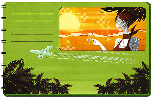 PSD 여자 음료 바다 일러스트 휴식 비행기 프레임 한명 들기 상반신 성인 해변 야자수 일몰 프레임일러스트 홀리데이 국내일러스트 나무 1 컨셉 항공교통 모션 휴가 대중교통 사람 노을 파일형식