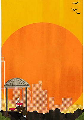 전신 PSD 나무 여자 일러스트 휴식 수박 프레임 한명 성인 노을 도시 원두막 프레임일러스트 홀리데이 국내일러스트 자연요소 식물 1 컨셉 과일 휴가 사람 파일형식