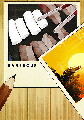 PSD 일러스트 휴식 떡 집게 사람없음 야자수 태양 연필 노을 바비큐 삼겹살 나무바닥 폴라로이드사진 홀리데이 나무배경 국내일러스트 자연요소 나무 음식 백그라운드 컨셉 휴가 학용품 바닥 돼지고기 필기구 폴라로이드 파일형식