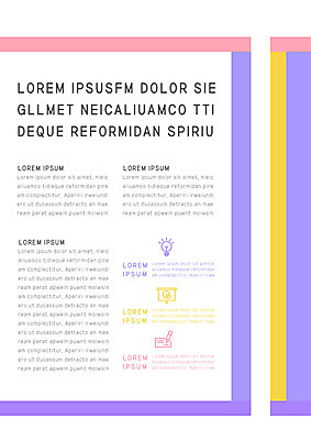 템플릿 내지 사람없음 컬러풀 사각형 프레젠테이션 문서템플릿 서식 레이아웃 문서 제안서 이미지템플릿 AI파일 도형 컬러 파일형식 벡터