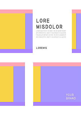 템플릿 표지 사람없음 컬러풀 사각형 프레젠테이션 문서템플릿 서식 레이아웃 문서 제안서 이미지템플릿 AI파일 도형 컬러 파일형식 벡터