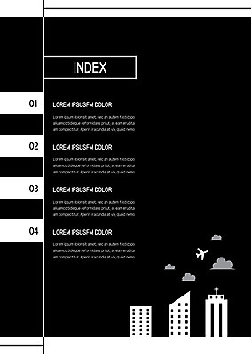 템플릿 내지 사람없음 건물 프레젠테이션 문서템플릿 서식 레이아웃 문서 제안서 목차 이미지템플릿 AI파일 건축물 파일형식 벡터