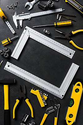 포토 JPG 프레임 자 사람없음 인테리어 하이앵글 공구 나사 스패너 드라이버 망치 DIY 니퍼 셀프 수평계 국내포토 디자인 뷰포인트 문구용품 취미 도구 파일형식