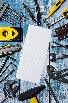 포토 JPG 종이 프레임 줄자 사람없음 인테리어 하이앵글 공구 스패너 못 칼 망치 DIY 드릴날 셀프 수평계 체크리스트 국내포토 디자인 뷰포인트 자 취미 도구 파일형식