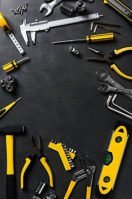 포토 JPG 프레임 줄자 사람없음 인테리어 하이앵글 공구 나사 스패너 드라이버 칼 망치 DIY 니퍼 셀프 수평계 국내포토 디자인 뷰포인트 자 취미 도구 파일형식