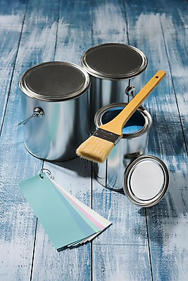 포토 JPG 사람없음 목재 인테리어 페인트 페인트붓 DIY 셀프 국내포토 컬러칩 나무 디자인 재료 취미 붓 파일형식