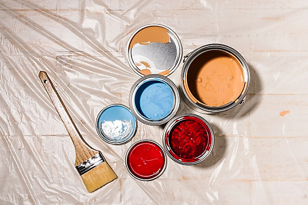 포토 JPG 사람없음 빨간색 파란색 인테리어 하이앵글 주황색 페인트 붓 비닐 DIY 셀프 국내포토 디자인 뷰포인트 컬러 재질 취미 파일형식