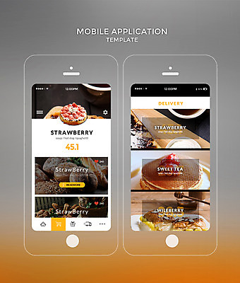 PSD 템플릿 빵 웹템플릿 디자인시안 모바일 디저트 사람없음 스마트폰 홈페이지 다양 달콤 어플리케이션 모바일템플릿 파이 꿀 팬케이크 딸기케이크 모바일앱 이미지템플릿 음식 다수 딸기 핸드폰 스마트기기 케이크 맛 파일형식