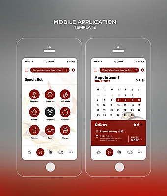 PSD 템플릿 한식 웹템플릿 디자인시안 모바일 사람없음 스마트폰 홈페이지 달력 어플리케이션 계획 모바일템플릿 식단표 모바일앱 이미지템플릿 음식 컨셉 핸드폰 스마트기기 파일형식
