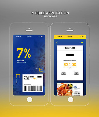 PSD 템플릿 웹템플릿 디자인시안 모바일 사람없음 파란색 스마트폰 홈페이지 꽃게 어플리케이션 해산물 바코드 모바일템플릿 모바일앱 이미지템플릿 컬러 핸드폰 스마트기기 게 파일형식