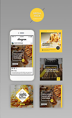 PSD 템플릿 남자 웹템플릿 디자인시안 모바일 새우 파스타 한명 세트 홈페이지 노란색 요리사 소셜네트워크 파스타면 미디어팩 SNS배너 이미지템플릿 직업 1 컬러 서양음식 갑각류 사람 면류 파일형식