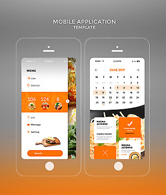 PSD 템플릿 웹템플릿 디자인시안 모바일 도마 샌드위치 사람없음 스마트폰 홈페이지 주황색 달력 어플리케이션 모바일템플릿 마카로니 해물파스타 모바일앱 이미지템플릿 음식 컬러 주방용품 파스타 핸드폰 스마트기기 파스타면 파일형식