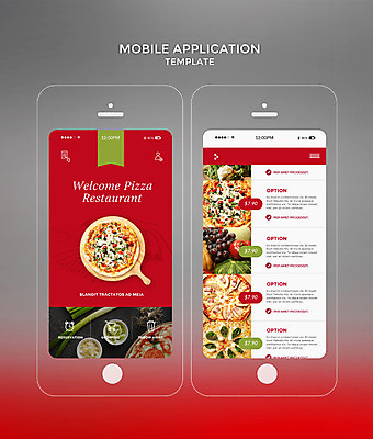 PSD 템플릿 웹템플릿 채소 과일 식재료 디자인시안 모바일 피자 사람없음 빨간색 스마트폰 홈페이지 다양 어플리케이션 모바일템플릿 파 모바일앱 이미지템플릿 컬러 다수 패스트푸드 서양음식 핸드폰 스마트기기 파일형식
