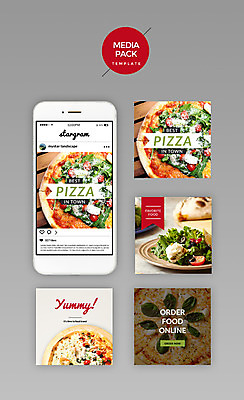 PSD 템플릿 웹템플릿 디자인시안 모바일 피자 사람없음 빨간색 세트 홈페이지 샐러드 소셜네트워크 미디어팩 SNS배너 이미지템플릿 음식 컬러 패스트푸드 서양음식 파일형식