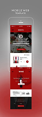 PSD 템플릿 웹템플릿 와인잔 디자인시안 모바일 사람없음 빨간색 스마트폰 홈페이지 와인 레드와인 와인병 모바일템플릿 모바일웹 이미지템플릿 컬러 술잔 병_용기 주류 핸드폰 스마트기기 파일형식