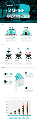 지도 일러스트 그래프 텐트 사람없음 캠핑 인포그래픽 꼬치 바비큐 캠핑카 한반도 국내일러스트 AI파일 음식 자동차 레저 캠핑도구 파일형식 벡터