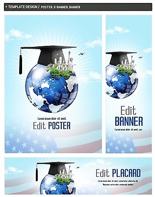 PSD 구름 배너 배너템플릿 교육 가로배너 ZIP 포스터 세로배너 학사모 하늘 빌딩 사람없음 세트 지구본 미국 현수막 성조기 자유의여신상 글로벌교육 어학연수 자연요소 템플릿 모자_잡화 북아메리카 졸업 건물 가로 세로 글로벌 세계문화유산 국기 유학 파일형식