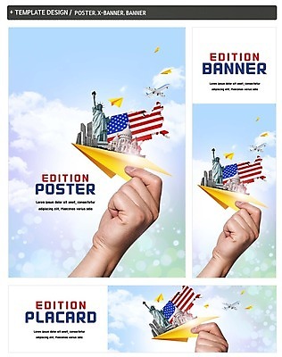 PSD 구름 손 배너 배너템플릿 교육 가로배너 ZIP 포스터 세로배너 하늘 빌딩 세트 미국 현수막 성조기 종이비행기 자유의여신상 글로벌교육 어학연수 미국지도 자연요소 템플릿 지도 북아메리카 건물 신체부위 가로 세로 글로벌 세계문화유산 국기 종이접기 유학 파일형식