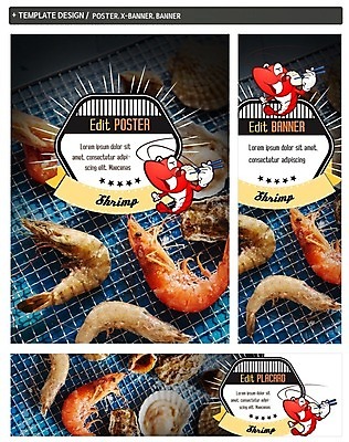 PSD 배너 배너템플릿 가로배너 ZIP 포스터 세로배너 음식 조개 새우 사람없음 세트 현수막 그릴 해산물 음식캐릭터 템플릿 캐릭터 주방용품 어패류 갑각류 가로 세로 파일형식