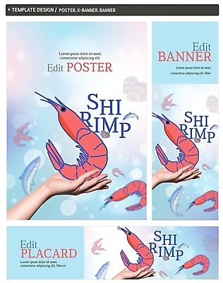 PSD 손 배너 배너템플릿 가로배너 ZIP 포스터 세로배너 음식 조개 새우 어류 세트 현수막 해산물 템플릿 어패류 갑각류 신체부위 가로 세로 수중동물 파일형식