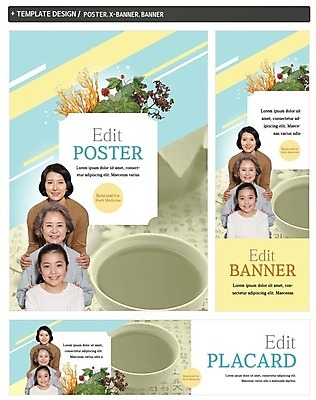 PSD 배너 배너템플릿 여자 노년 가로배너 ZIP 포스터 세로배너 어린이 가족 웃음 상반신 성인 세명 세트 한국인 한약재 현수막 한약 삼대 템플릿 관계 표정 사람 동양인 가로 세로 약 약재 파일형식