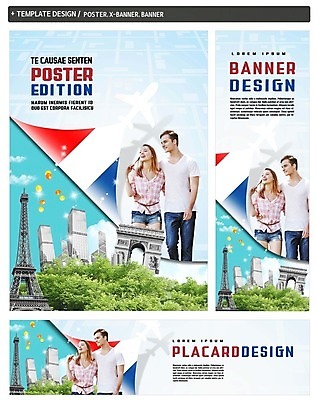 PSD 서양인 나무 배너 커플 배너템플릿 여자 남자 가로배너 ZIP 포스터 세로배너 여행 비행기 빌딩 20대 성인 두명 세트 프랑스 현수막 에펠탑 개선문 풍선 프랑스국기 외국인 식물 템플릿 유럽 관계 항공교통 대중교통 사람 청년 건물 가로 세로 국기 파리 랜드마크 파일형식