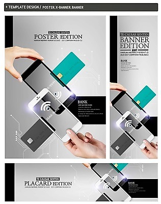 PSD 손 배너 배너템플릿 가로배너 ZIP 포스터 세로배너 비즈니스 금융 스마트폰 세트 현수막 신용카드 스마트 은행 와이파이 핀테크 템플릿 컨셉 모바일 신체부위 가로 세로 경제 핸드폰 스마트기기 무선인터넷 파일형식