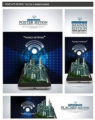 PSD 배너 배너템플릿 가로배너 ZIP 포스터 세로배너 비즈니스 모바일 빌딩 사람없음 스마트폰 세트 현수막 네트워크 스마트 와이파이 템플릿 컨셉 건물 가로 세로 핸드폰 스마트기기 무선인터넷 파일형식