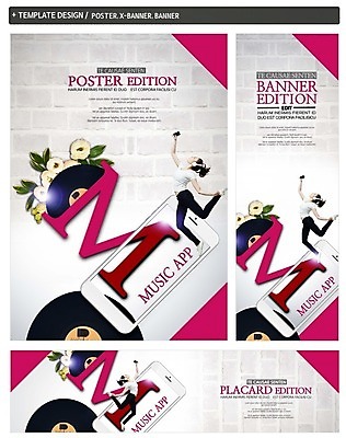 PSD 배너 배너템플릿 여자 가로배너 꽃 ZIP 포스터 세로배너 음악 한명 20대 성인 스마트폰 세트 점프 헤드폰 한국인 현수막 어플리케이션 식물 템플릿 1 음향기기 모션 문화예술 사람 동양인 청년 가로 세로 핸드폰 스마트기기 파일형식