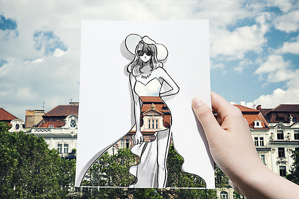 PSD 구름 해외풍경 해외 손 드레스 옷 여자 패션 유럽 종이 포토일러 하늘 한명 들기 풍경 건물 신체부위 체코 이미지편집 자연요소 편집이미지 1 건축물 나라 모션 사람 파일형식