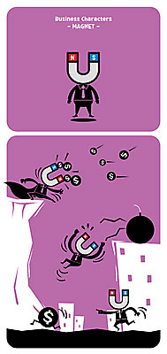 캐릭터 일러스트 사람없음 건물 달리기 달러 절벽 폭탄 자석 사물캐릭터 일러캐릭터 AI파일 건축물 돈 모션 폭발물 파일형식 벡터