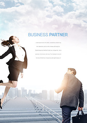 PSD 구름 편집 편집이미지 여자 남자 하늘 빌딩 20대 성인 두명 뒷모습 계단 점프 한국인 비즈니스맨 비즈니스우먼 동료 성인만 이미지편집 자연요소 뷰포인트 비즈니스 관계 모션 사람 동양인 청년 건물 직장인 파일형식