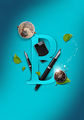 PSD 편집 편집이미지 알파벳 비즈니스 나뭇잎 사람없음 스마트폰 만년필 지구본 사무용품 나침반 B 이미지편집 영어 잎 문구용품 핸드폰 스마트기기 펜 파일형식