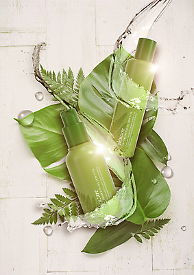 PSD 편집 편집이미지 나뭇잎 사람없음 뷰티 화장품 물방울 수분 스플래쉬 이미지편집 잎 파일형식