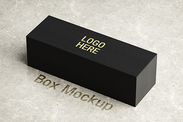 PSD 편집 편집이미지 사람없음 상자 3D 검은색 상품 디지털합성 대리석 패키지 목업 편집3D 컬러 재료 파일형식