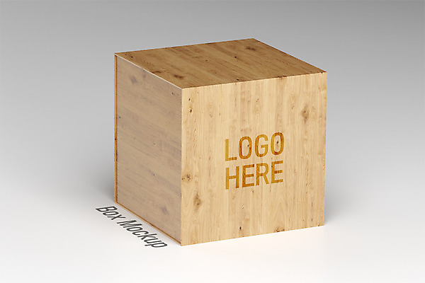 PSD 편집 편집이미지 사람없음 목재 나뭇결 상자 3D 상품 디지털합성 패키지 목업 편집3D 나무 재료 파일형식
