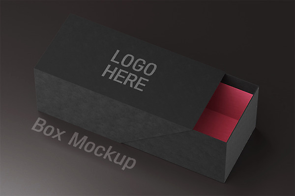 PSD 편집 편집이미지 사람없음 상자 3D 검은색 오픈 상품 디지털합성 패키지 목업 편집3D 컬러 파일형식